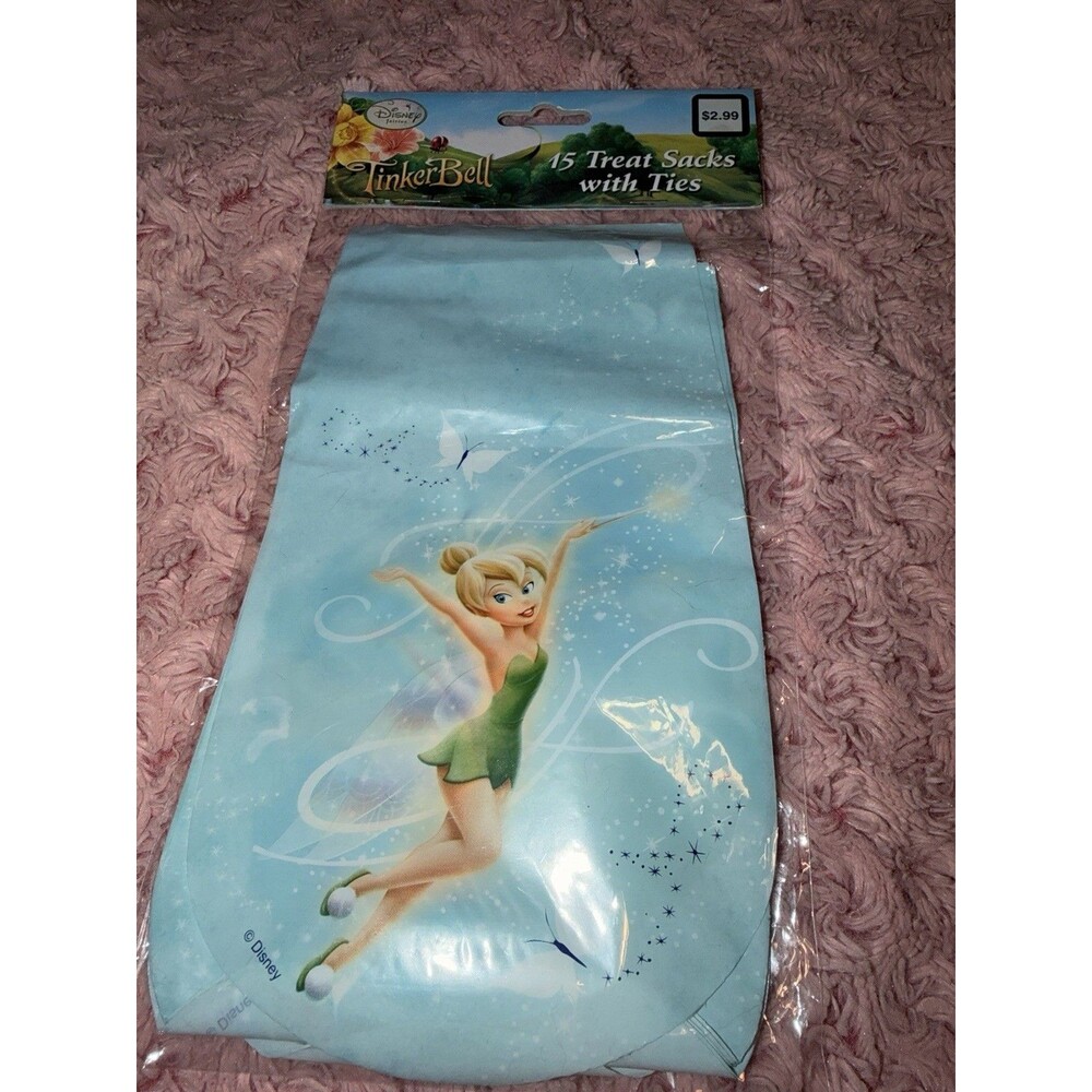15 Disney Tinker Bell Treat Sacks loot bags Birthday Party Supplies Tinkerbell